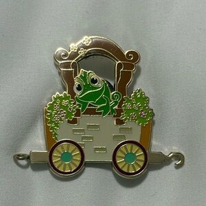 Charming Frog Carriage Enamel Pin